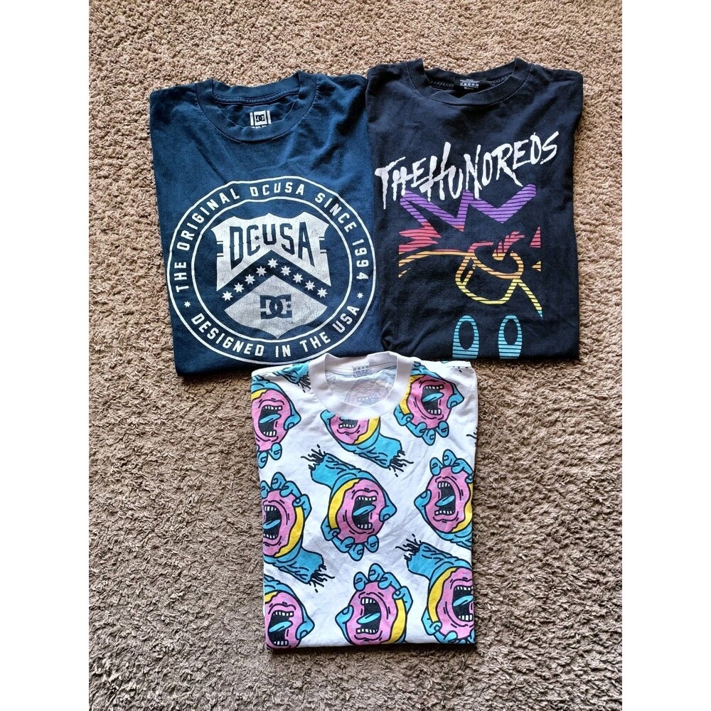 Y2K T-Shirt Bundle Graphic Print Lot Of 3